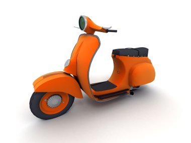 Turuncu scooter