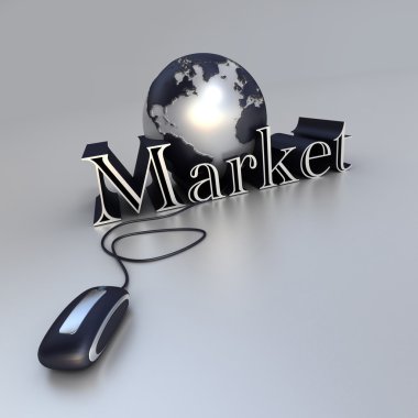 World Wide market clipart