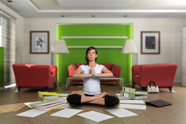 Zen paperwork clipart