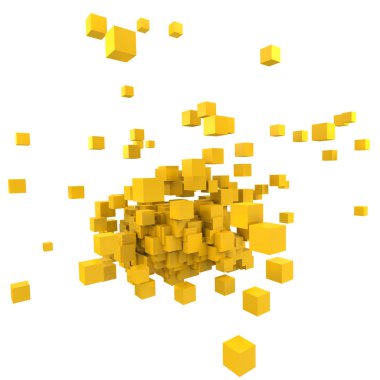 Yellow blocs clipart