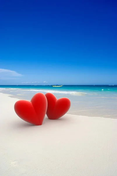 Amor en la playa — Foto de Stock