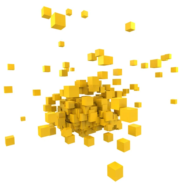 Gelbe Blöcke — Stockfoto