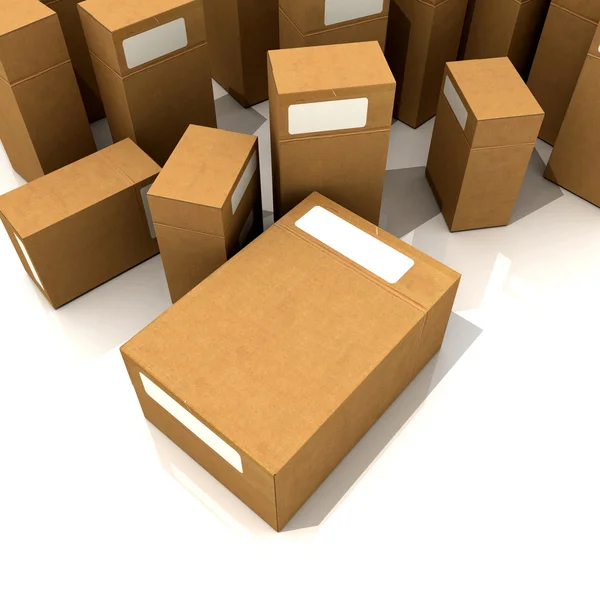 Cardboard boxes — Stock Photo, Image