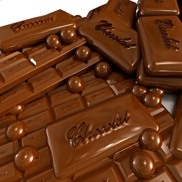 Choklad missbruk — Stockfoto