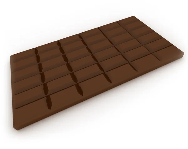 巧克力片 — 图库照片