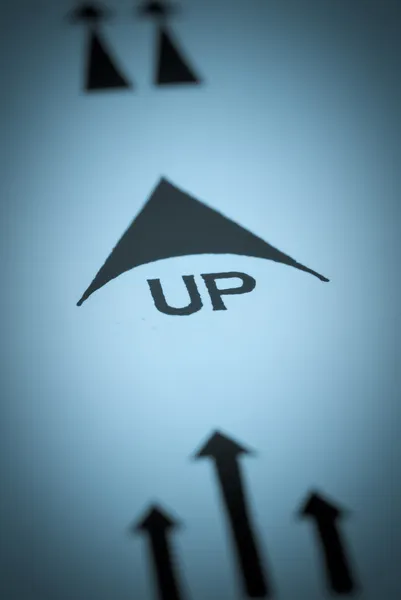 Up arrow — Stock Photo, Image
