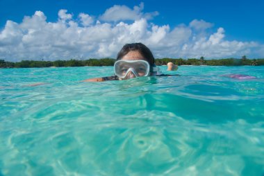 Cennette snorkeling