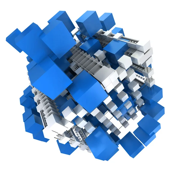 Blau-weiße Struktur — Stockfoto
