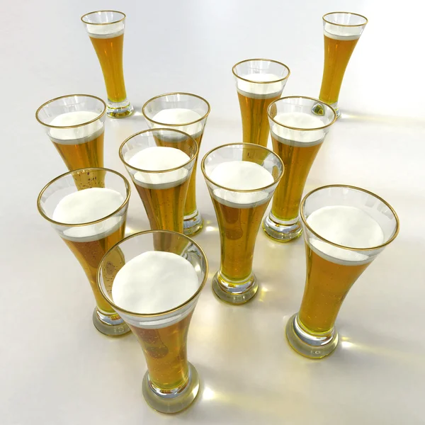 Bier partij — Stockfoto