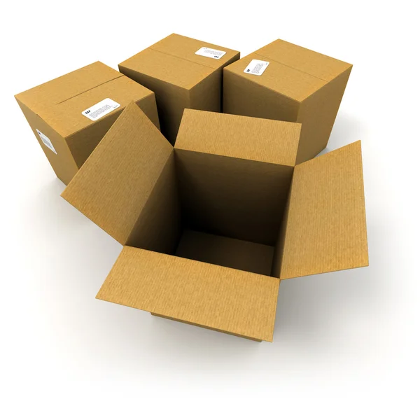 Cardboard boxes — Stock Photo, Image