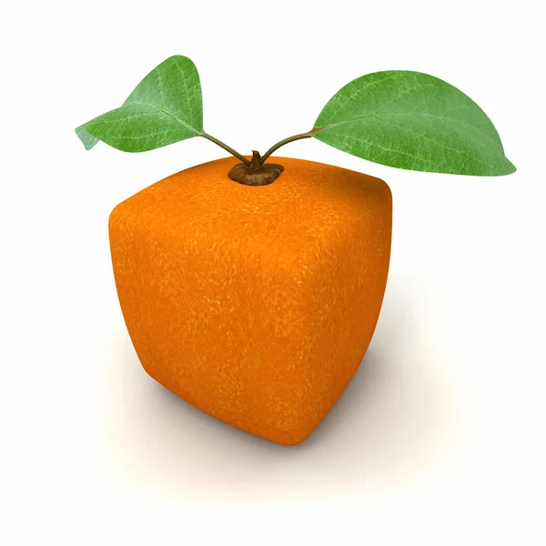幾何学的なオレンジ — ストック写真