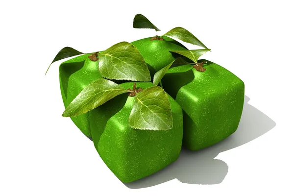 Pack of cubic limes — Stock Photo, Image