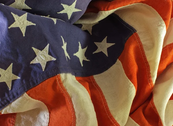 Винтажный американский флаг — стоковое фото