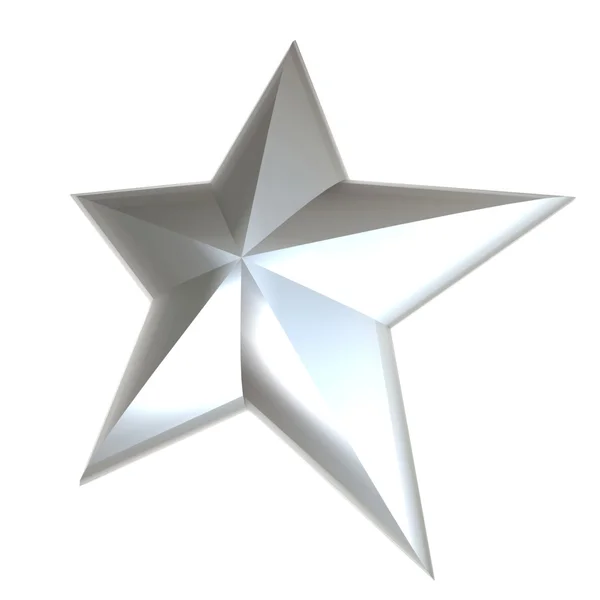 Estrela branca — Fotografia de Stock