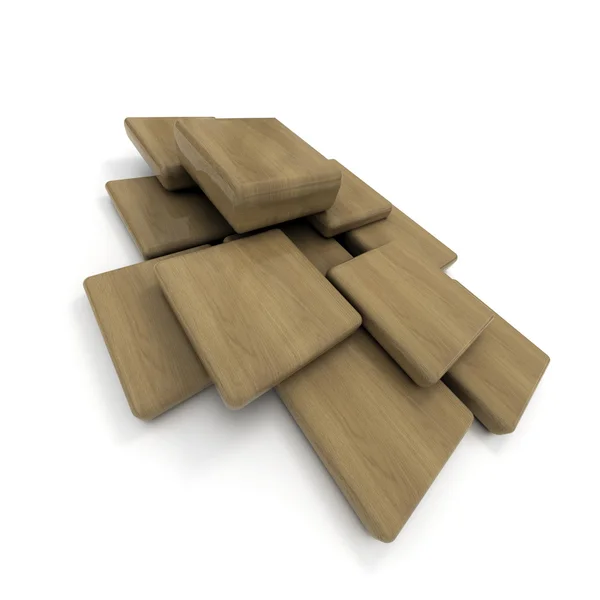 Amostras de madeira — Fotografia de Stock