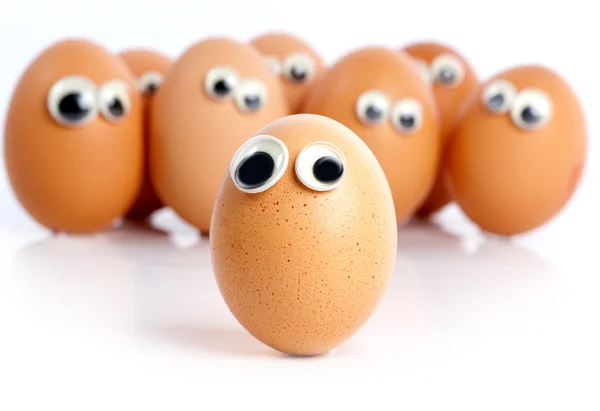 Equipo de huevos — Foto de Stock
