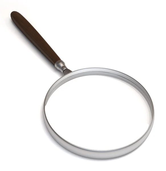 Elegant magnifying glass — Stock Photo, Image