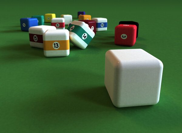 Невозможная игра в пул
