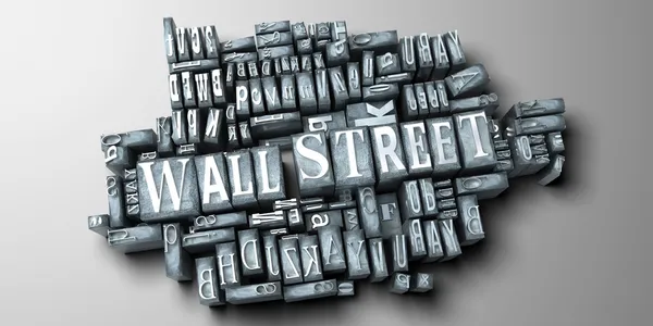 Wall Street-en — Stock Fotó