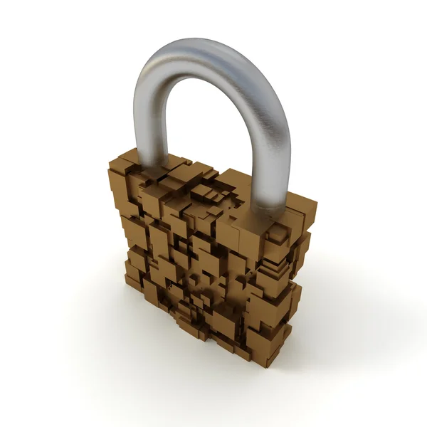 Sophisticated padlock — Stock Photo, Image