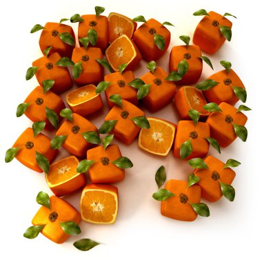 Orange garden clipart