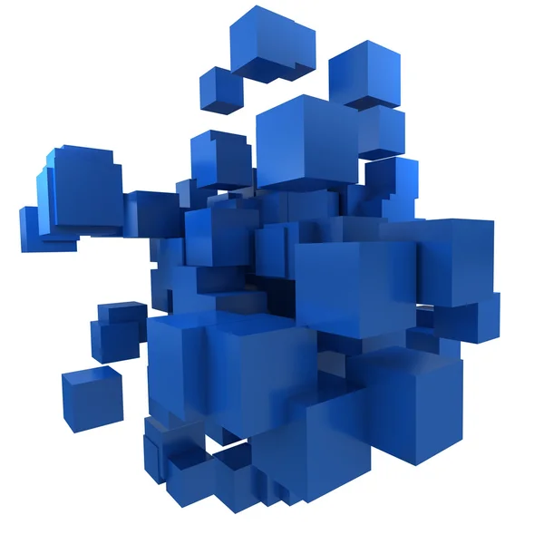 Modré bloky — Stock fotografie