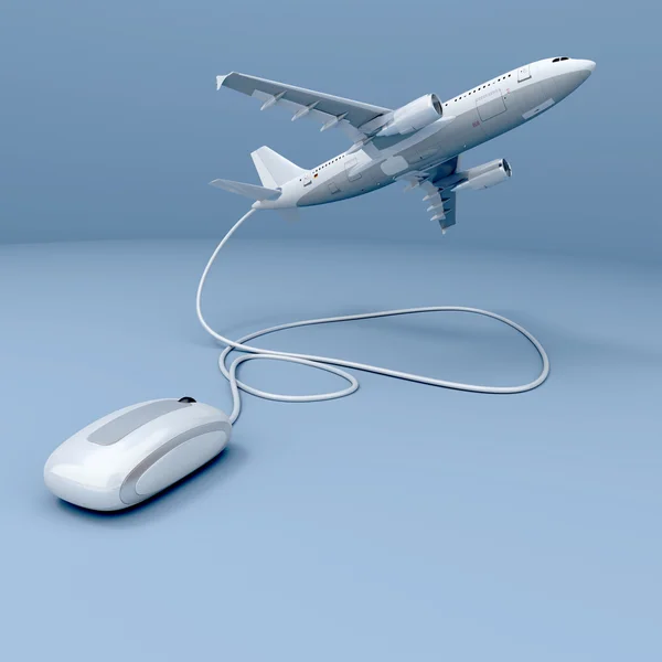 Online take off — Stock Photo, Image