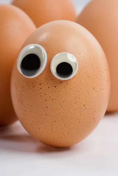Nieuwsgierig eieren — Stockfoto