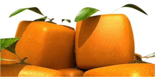 Футуристический крупный план апельсинов — стоковое фото