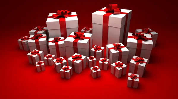 Lots of presents — Stock Photo, Image