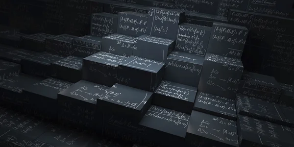 수학 큐브 — 스톡 사진
