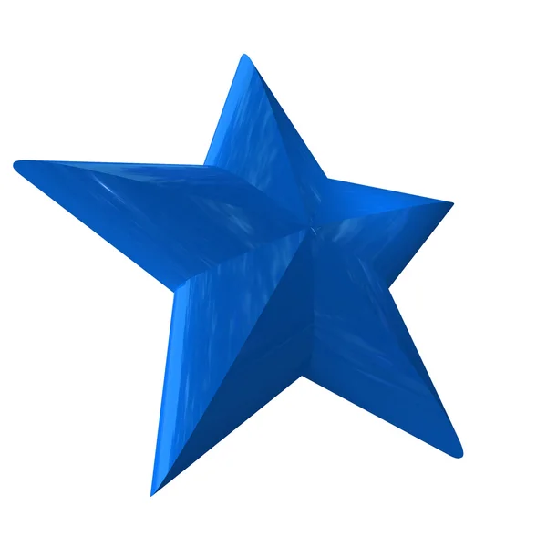 Блакитна зірка — стокове фото