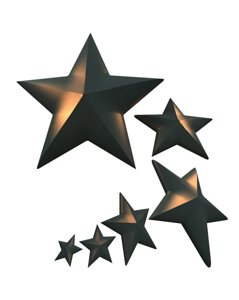 Bronzen sterren — Stockfoto