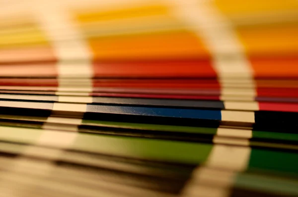 Colpo da vicino su un campionatore di colore — Foto Stock