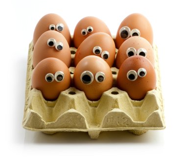 Egg audience clipart