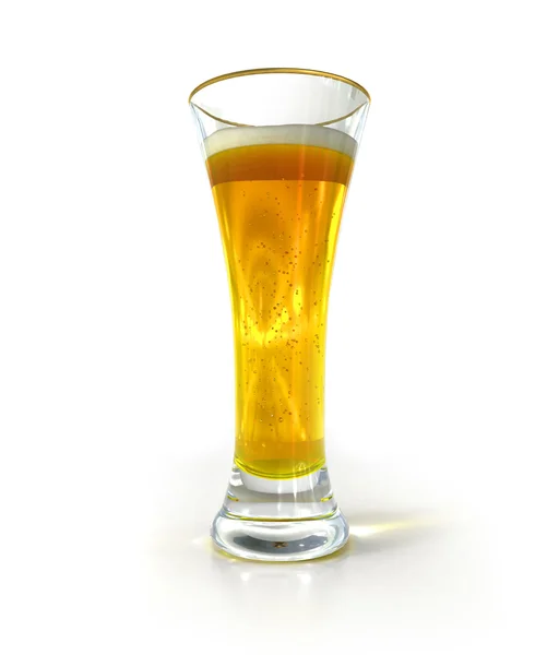 Čerstvý hledět pivo — Stock fotografie