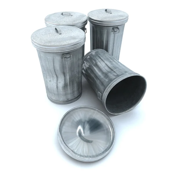 Garbage tins — Stock Photo, Image