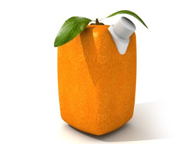 Pure orange juice clipart