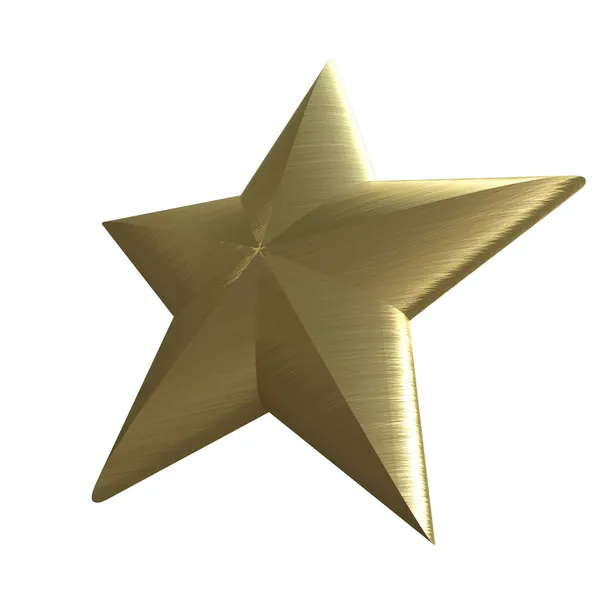 Goldener Stern — Stockfoto