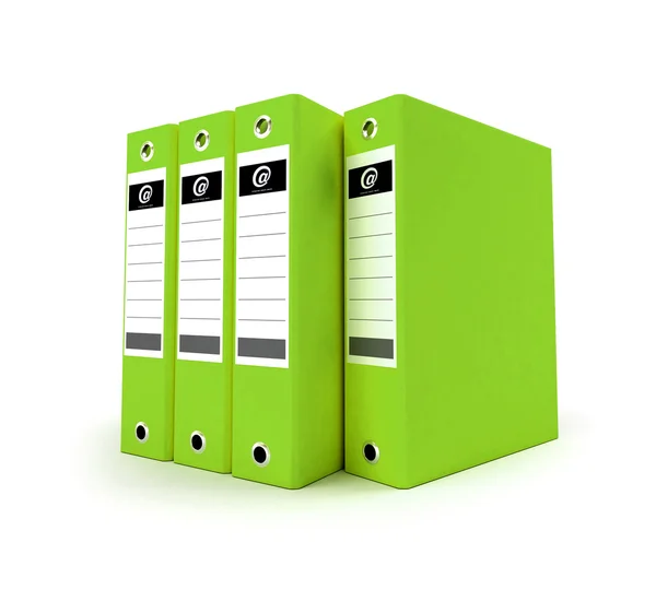 stock image Green Ring binders