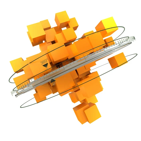 Oranje rotatie — Stockfoto