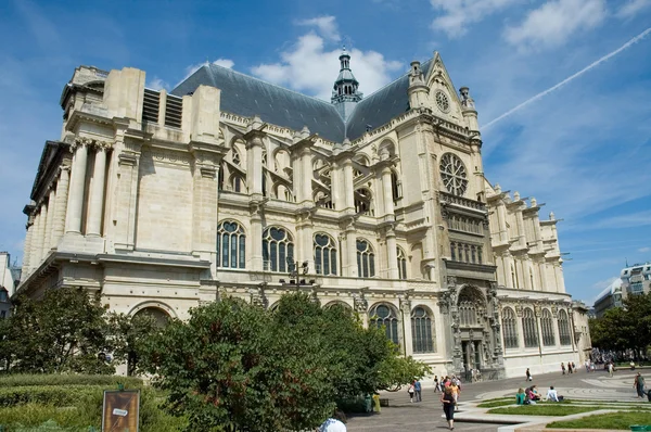 stock image Saint Eustache in Paris