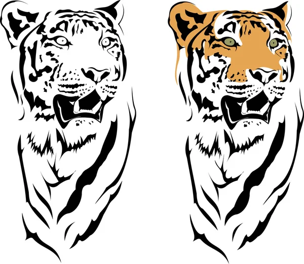 Jahr des Tigers 2010 — Stockvektor