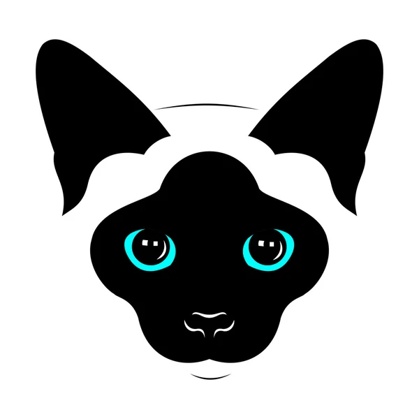 Siyam kedisi — Stok Vektör