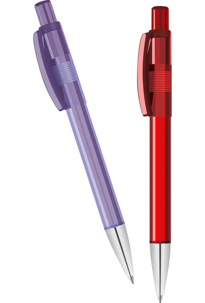 Deux stylos — Image vectorielle