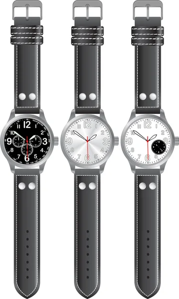 Náramkové hodinky — Stockový vektor