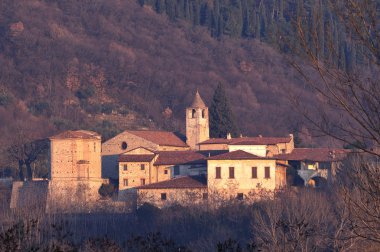 Monastery of San Pietro in Lamosa clipart