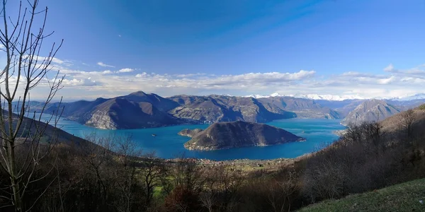 Lago d'Iseo and Montisola — Stock Photo, Image