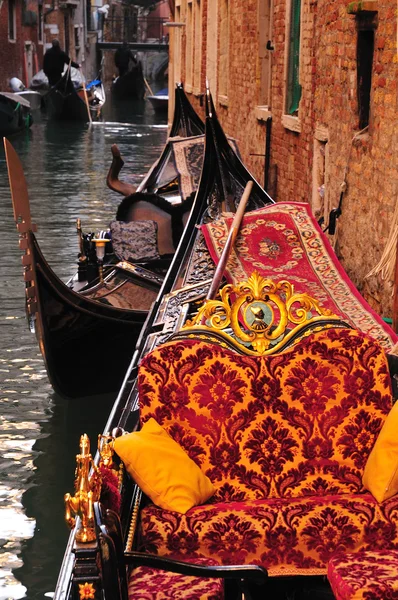 Venedik 'te Gondollar — Stok fotoğraf