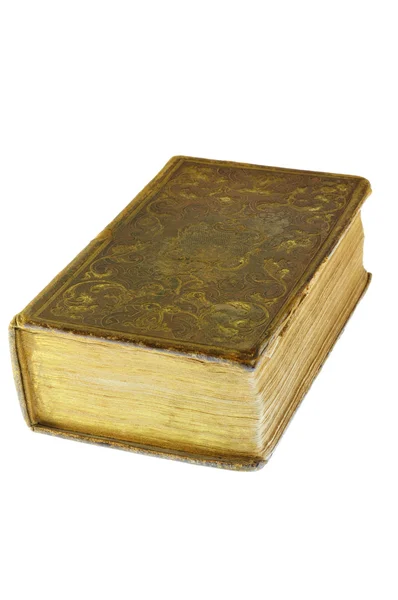 Древняя книга изолирована на белом — стоковое фото